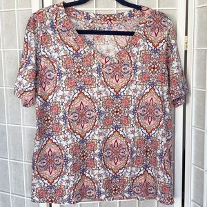 LOFT Vintage Soft Patterned Tee